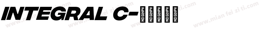Integral C字体转换